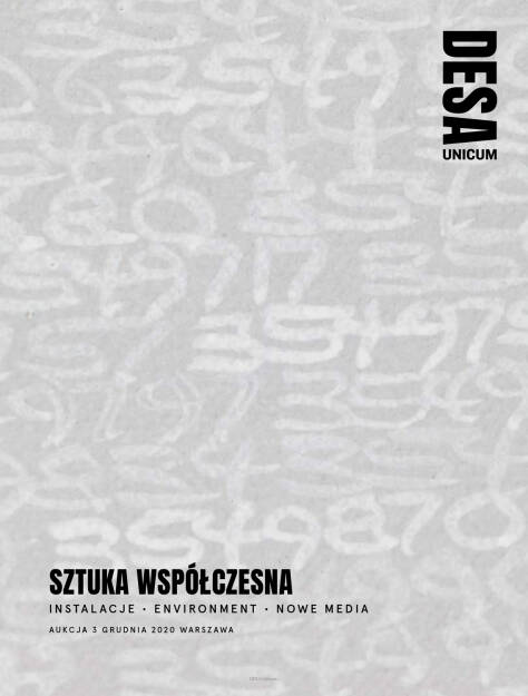 2020.12.03 Sztuka Współczesna. Instalacje - Environment - Nowe Media